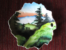 Mountain & Tree PLATE  SPHINX , NEW YORK MADE IN JAPAN  Decorative Plate picture