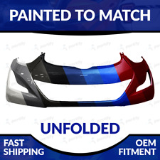 NEW Painted Front Bumper For 2014-2016 Hyundai Elantra W/O Tow Hook Hole picture