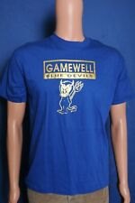 Vintage 80s Gamewell School Blue Devils Lenoir NC blue single stitch t shirt M picture