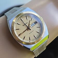 Vintage Bulova men's automatic watch day/date 11BSACB 17Jewels 1977 picture