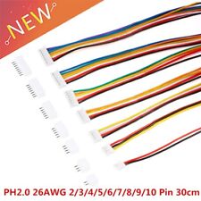 20PCS Micro Mini JST 2.0 PH Connector Male Female 2/3/4/5/6/7/8/9/10-Pin Plug picture