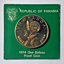 1974 Republic of Panama One Balboa Proof Coin (FC-230) picture