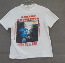 VINTAGE GEORGE THOROGOOD & DESTROYERS 1988 CONCERT T SHIRT BORN TO BE BAD SZ XL picture