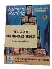 Saturday Review  ~ December 7, 1963 ~ Special Memorial Issue J.F.K  RARE picture
