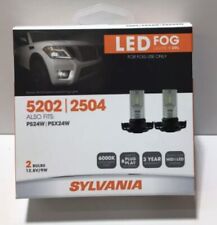 Sylvania LED Fog Lights & DRL 5202/2504 PS24W/PSX24W NEW 2 Bulbs Pack picture