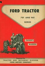 1957 Series 701 and 901 Tractor ~  Owners Operators Manual Used picture