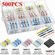 500PC Solder Seal Sleeve Heat Shrink Stick Butt Wire Stick Connectors Terminals picture