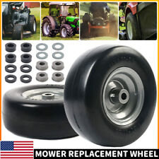2x 11x4.00-5'' Lawn Mower Tire on Wheel Flat Free 3/4
