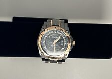 BULOVA MENS BIG PRECISIONIST TWO-TONE CHRONO WATCH WR300M 98D149 MSRP $895 picture