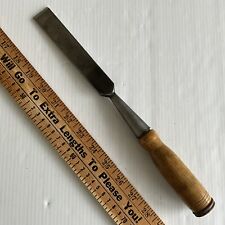 Antique 1920s vintage TH Witherby 1” HEAVY-DUTY Full-size Timber FRAMING chisel picture