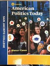 American Politics Today San Jacinto College 5e Essentials 9780393650846 - GOOD picture