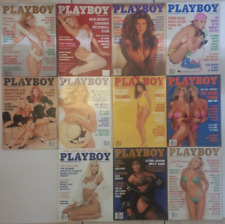 Playboy collection 1991 Jan. to Dec. August issue missing. La Toya Jackson, etc. picture
