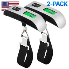 2-Pack Luggage Scale 110lb 50kg Portable Travel LCD Digital Hanging Weight picture