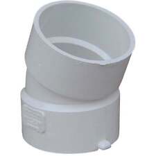 IPEX Canplas 3 In. SDR 35 22-1/2 Deg. PVC S&D Elbow (1/16 Bend) 414203BC IPEX picture