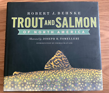 Trout and Salmon of North America Robert J Behnke Hardcover EXCELLENT CONDITION picture
