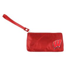 NCAA Wisconsin Badgers Women's Colo Sheen Wristlet Bag, Red picture