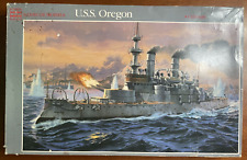 USS Oregon - Glencoe Models 1/225 scale Unassembled Ship Kit#08301 - Poor Box picture