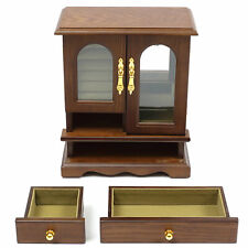 4 Layer Wood Jewelry Box Necklace Earrings Ring Organizer Jewelry Storage Box picture