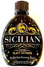 2024 The Sicilian 200x Double Dark Black Bronzer Tanning Lotion Indoor / Outdoor picture