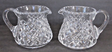 ANTIQUE Josef Inwald Brilliant Cut Lead Crystal Water Pitchers Bohemia 1920s picture