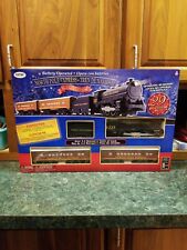 North Pole Express Battery Operated Train Set 29 Pieces NEW SEALED eztec picture