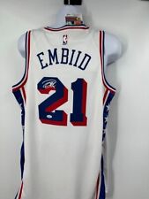 Joel Embiid Philadelphia 76ers Signed Autograph Jersey Nike Swingman JSA picture