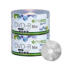 100 Pack MyEco DVD-R DVDR 16X 4.7GB Economy Branded Logo Blank Recordable Disc picture