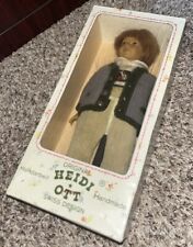 Heidi Ott Original Handarbeit Swiss Bavarian Boy Doll Stefan M81 Rare Box Stand picture