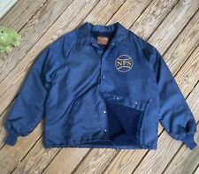 Vintage Collegiate Pacific Snap Button Baseball Dugout Jacket XL Made in USA picture