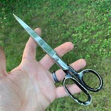 Vintage Griffon Black Handle Scissors Crafting Sewing Made in USA picture
