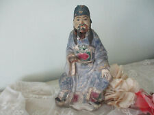 Antique Chinese Pottery Roof Tile Figure Sculpture c 1700's-1800's 18th Century picture