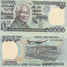 Indonesia 50000 Rupiah 1993/1994 P 133 b UNC picture