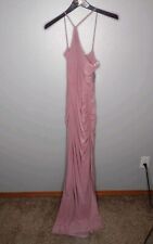 Windsor Women's Ruched Maxi Wiggle Dress Medium Mauve Long Evening Cocktail ii picture