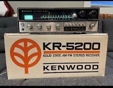Vintage Kenwood KR-5200, 30W Stereo Receiver, 110-240V, 1972 Fully Serviced picture