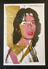 Andy Warhol 1975 Mick Jagger Large Rare Lithograph Banksy Basquiat Kaws picture
