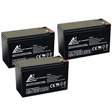 REPLACEMENT battery for LEOCH DJW12-7.2, 12V 7.2ah, Back-Up, PACK OF 3 picture