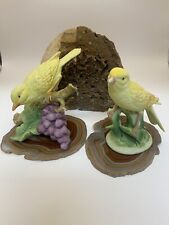 🕊️ Vintage Yellow Birds Ardco Porcelain Figurine Numbered & Hand Painted Diato picture