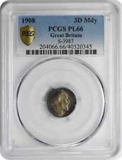 1908 Great Britain 3 Pence Maundy PL66 PCGS picture