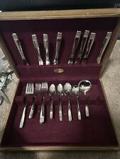 WM A Rogers Stainless  Oneida Ltd 46 Piece Set picture