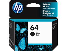 HP 64 Black Original Ink Cartridge, ~200 pages, N9J90AN#140 picture