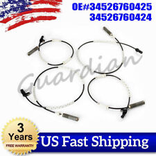 4x Front Rear Left+right ABS Wheel Speed Sensor set New For BMW 328i sedan 128i picture