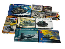 Lot Of 10 Vintage WW2 Plastic Model airplane kits Tank Soldiers 1:72 #221#2 picture