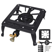 Portable Single Burner Cast Iron Propane LPG Gas Stove Outdoor Camping Cooker picture