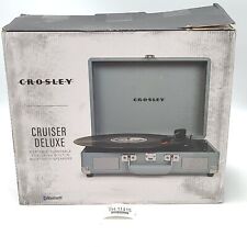 Crosley Cruiser Deluxe CR8005D-TN Portable 3-Speed Turntable Vinyl Record Player picture