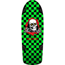 Powell Peralta Skateboard Deck OG Ripper Checker Green/Black Old School Reissue picture