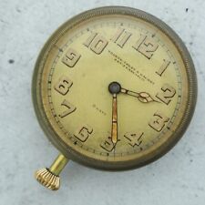 Vintage Shreve, Treat & Eacret by Lemania  Mechanical Travel Clock Runs Swiss picture