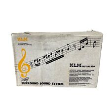 Vintage KLH Dolby Surround Sound System Model 320 Brand New Open Box  picture