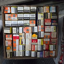 Tray Lot approx  64 mixed NOS tubes picture