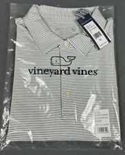 Vineyard Vines Golf Shirt Polo JN Performance Palmero XL Gray Striped $110 picture