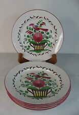 St. Clement France Rooster Chanticleer Set of 5 Plates 8-1/2